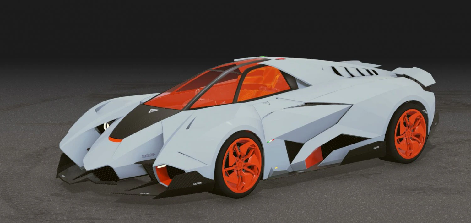 Realistic Mobile Car 04 3D Model .c4d .max .obj .3ds .fbx .stl .blend 