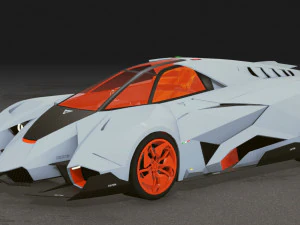 リアルなモバイルカー04 3Dモデル