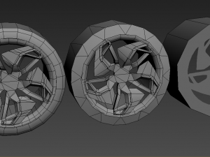 Realistic Mobile Car 04 3D Model