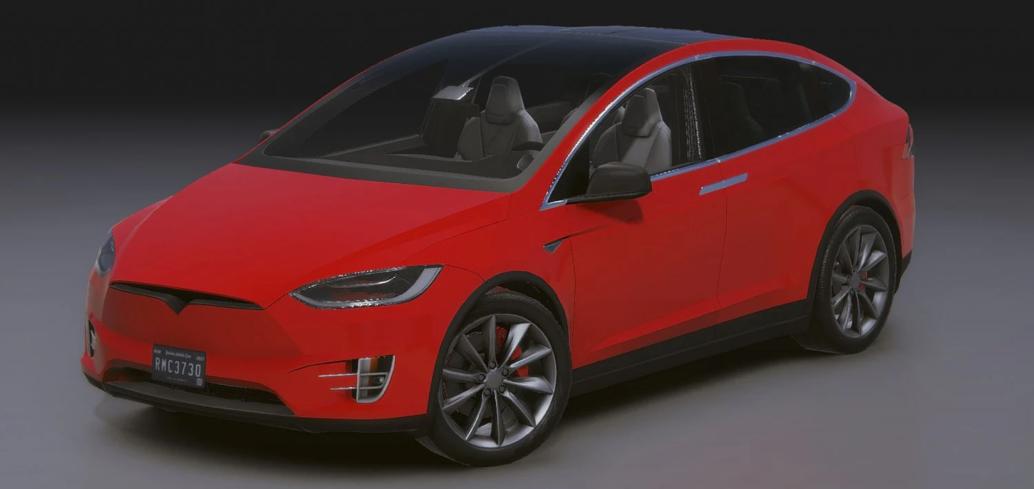 Realistic Mobile Car 05 3D Model .c4d .max .obj .3ds .fbx .stl .blend 