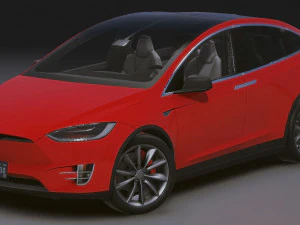 यथार्थवादी मोबाइल कार 05 3D मॉडल