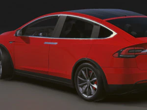 Realistic Mobile Car 05 3D Model