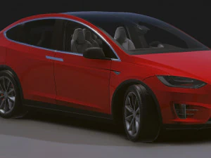 Realistic Mobile Car 05 3D Model