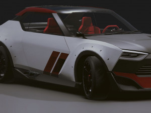 Realistic Mobile Car 06 Modello 3D