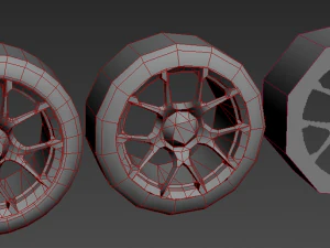 Realistic Mobile Car 06 3D Model
