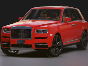 Realistic Mobile Car 07 3D Model