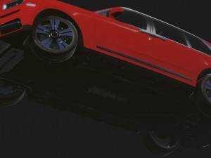 Realistic Mobile Car 07 Model 3D