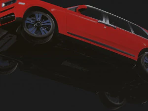 Realistic Mobile Car 07 3D Model