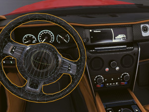 Realistic Mobile Car 07 Model 3D