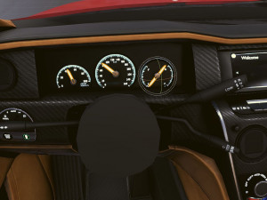 Realistic Mobile Car 07 Model 3D