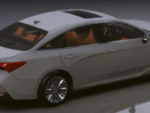 Realistic Mobile Car 08 3D Model