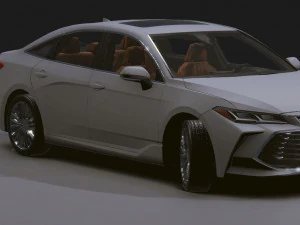Realistic Mobile Car 08 3D Model