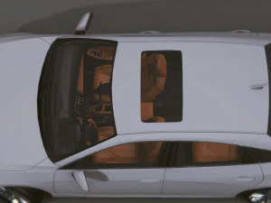 Realistic Mobile Car 08 3D Model