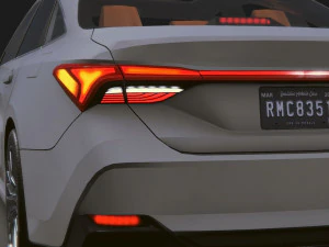 Realistic Mobile Car 08 3D Model