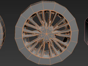 Realistic Mobile Car 08 3D Model