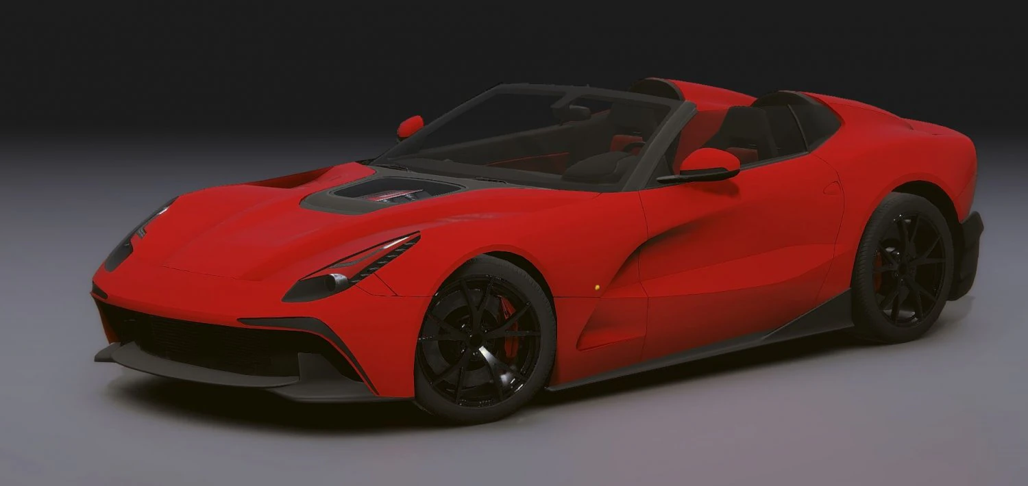 Realistic Mobile Car 09 3D Model .c4d .max .obj .3ds .fbx .stl .blend