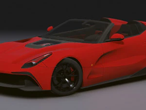 Gerçekçi Mobil Araba 09 3D Model