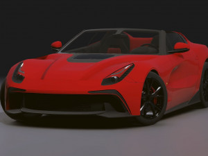 Realistic Mobile Car 09 3D Model