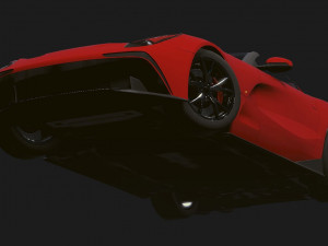 Realistic Mobile Car 09 3D Model