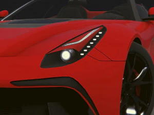 Realistic Mobile Car 09 3D Model