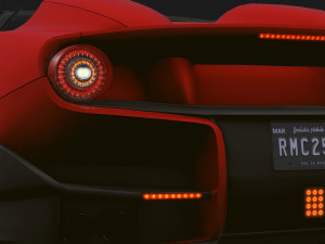 Realistic Mobile Car 09 3D Model