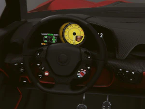 Realistic Mobile Car 09 3D Model