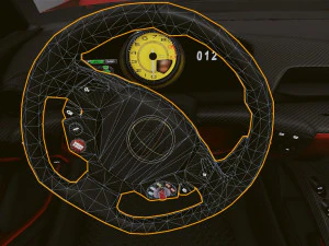 Realistic Mobile Car 09 3D Model