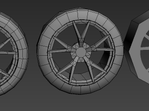 Realistic Mobile Car 09 3D Model