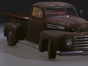 Realistic Mobile Car 10 Model 3D