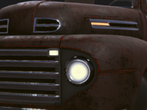 Realistic Mobile Car 10 Model 3D