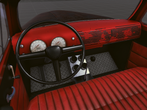 Realistic Mobile Car 10 Model 3D