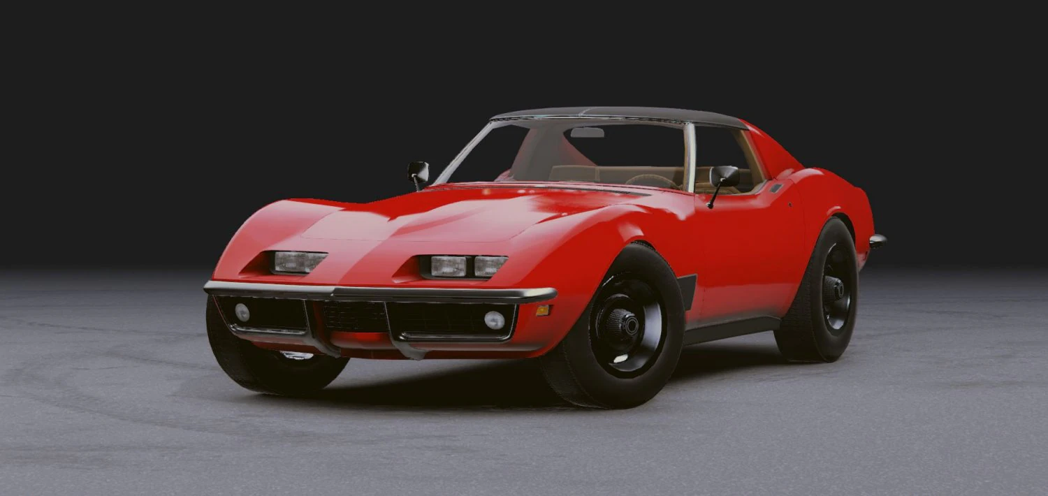 Realistic Mobile Car 11 3D Model .c4d .max .obj .3ds .fbx .stl .blend 