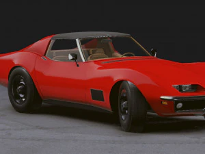 Realistic Mobile Car 11 3D Model