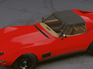 Realistic Mobile Car 11 3D Model
