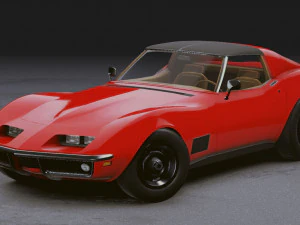 Realistic Mobile Car 11 3D Model