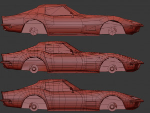 Realistic Mobile Car 11 3Dモデル