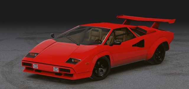 Realistic Mobile Car 12 Model 3D .c4d .max .obj .3ds .fbx .stl .blend 