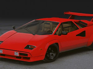 Gerçekçi Mobil Araba 12 3D Model