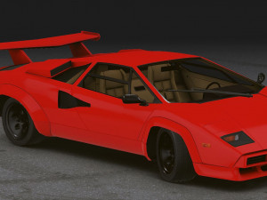 Realistic Mobile Car 12 Model 3D