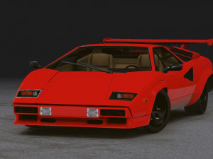 Realistic Mobile Car 12 Model 3D