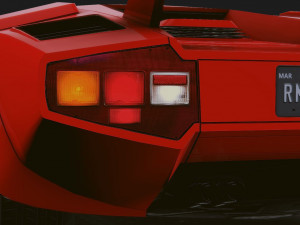 Realistic Mobile Car 12 Model 3D