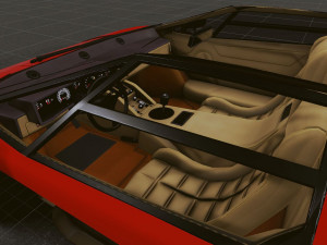 Realistic Mobile Car 12 Model 3D