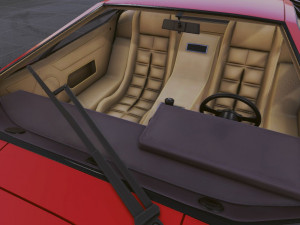 Realistic Mobile Car 12 Model 3D
