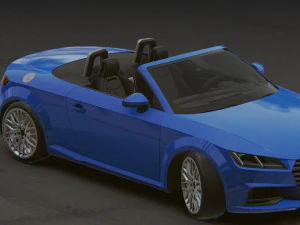 Realistic Mobile Car 14 3D Model