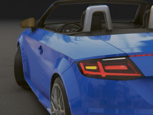 Realistic Mobile Car 14 3D मॉडल