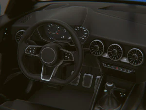 Realistic Mobile Car 14 3D Model