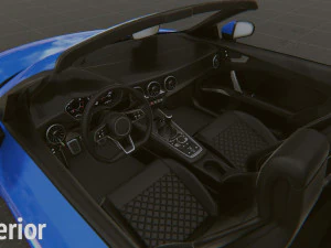 Realistic Mobile Car 14 3D Model