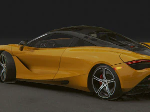 Realistic Mobile Car 15 3D Model