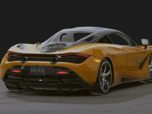 Realistic Mobile Car 15 3D Model