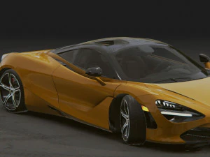 Realistic Mobile Car 15 3D Model